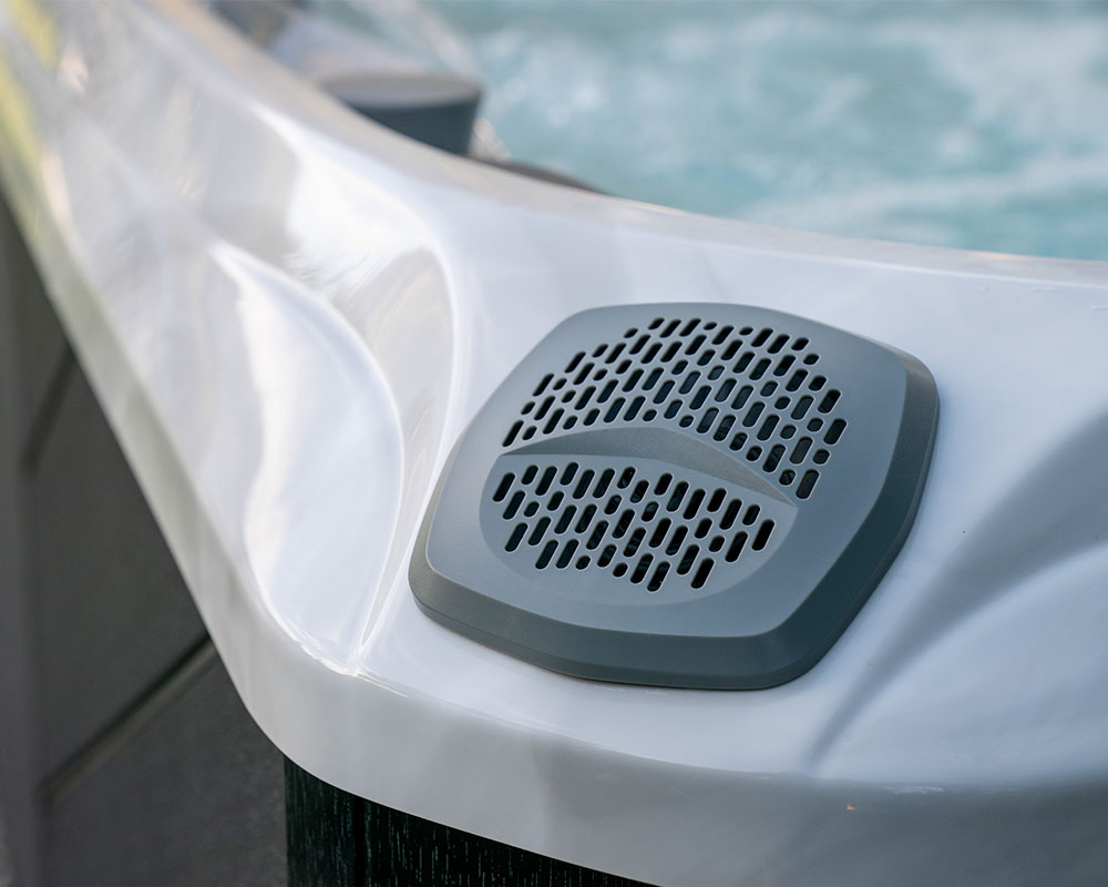 Sundance spa with bluewave stereo system