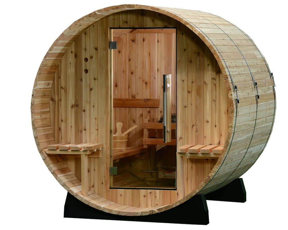 Audra 2-4 Person Outdoor Barrel Sauna