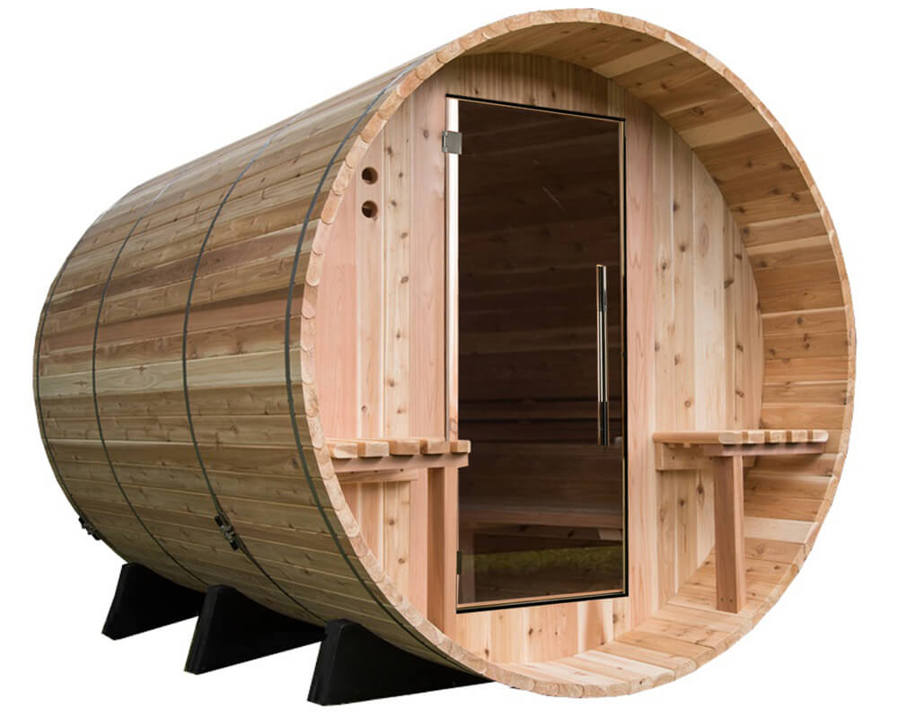 Huntington 4-6 Person Outdoor Barrel Sauna