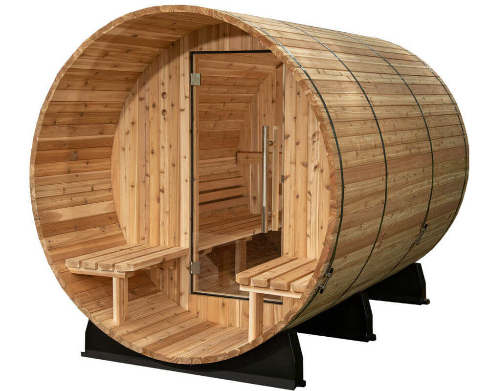 Charleston 4 Person Outdoor Barrel Sauna