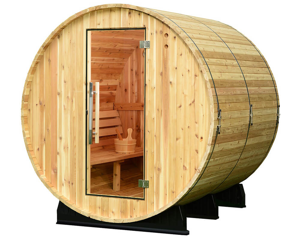 Seneca 6 Person Outdoor Barrel Sauna